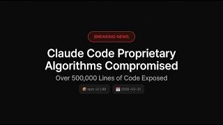 Massive Anthropic’s Claude Code source leak exposes 512K lines of code