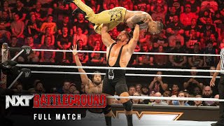 FULL MATCH: Carmelo Hayes vs. Bron Breakker – NXT Championship Match: NXT Battleground 2023