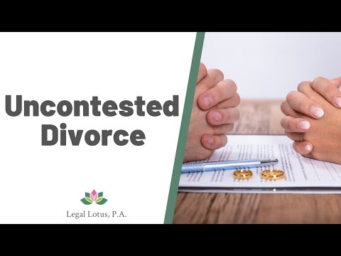 Simplified dissolution of marriage v. uncontested divorce -Legal Lotus, Miami Trial & Family Lawyers