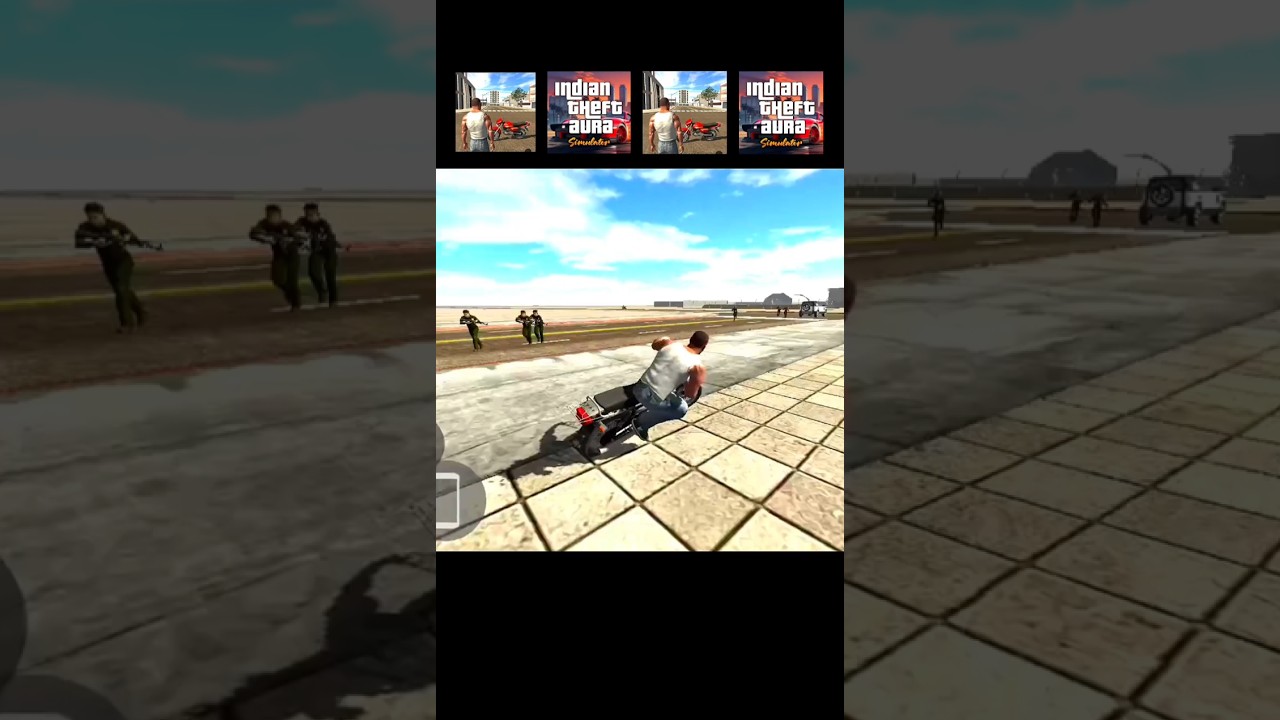 Military Challenge 🤔 In Indian Bike Vs Indian Theft Aura 