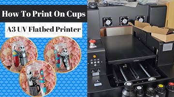 How To Print Directly On Cups with Your UV Flatbed Printer
