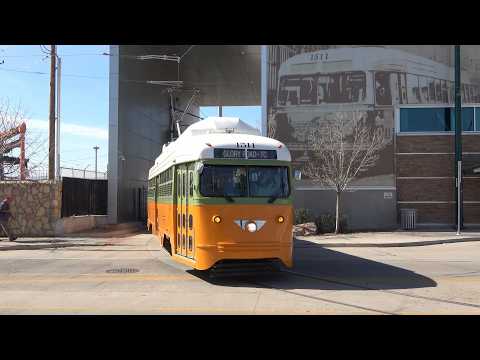 08/02/2026 El Paso PCC Streetcars at Downtown Transit Center | エルパソ ストリートカー PCCカー