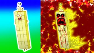 Numberblocks Gold 30 as Horror Version NEW Guy Fawkes Night Counting Spectacular!