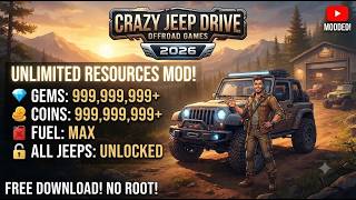 Crazy Jeep Drive Offroad Games code - guide to get unlimited resources for iOS Android