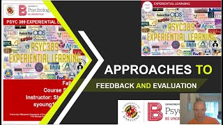 PSYC 389 Approaches To Feedback and Evaluation