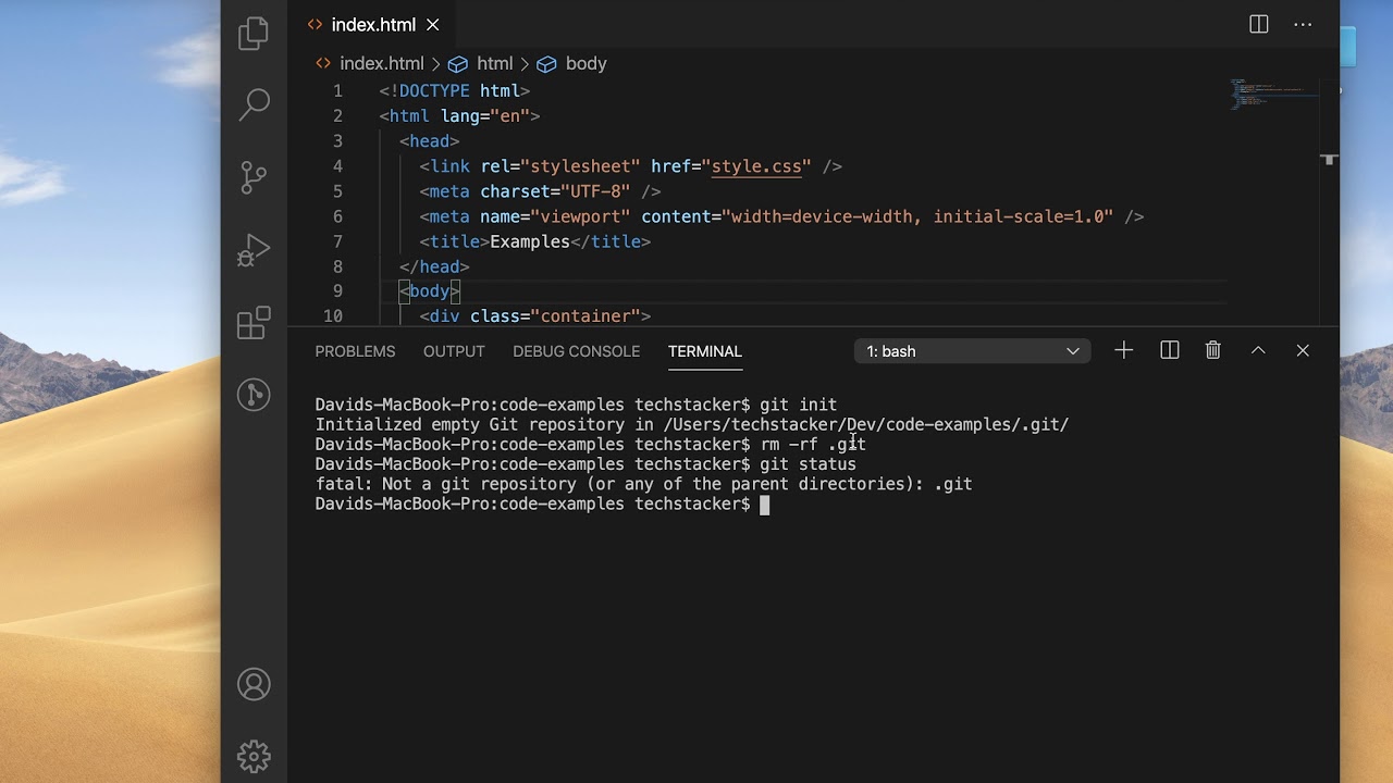 How to completely Uninitialize (Remove) Git from your project - YouTube How To Completely Uninitialize (Remove) Git From Your Project - Youtube