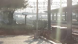 충복선 코레일 시멘트 화물열차 7600호대 7613호차 제천차량기지행 오근장역 통과영상 (2021.01.30)