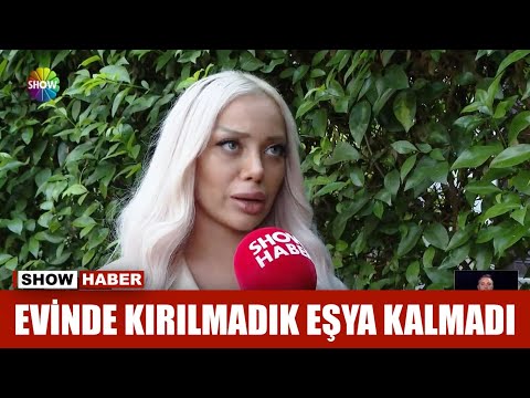 Evinde kırılmadık eşya kalmadı