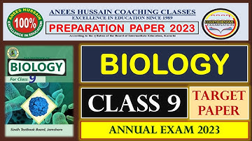 Anees Hussain Biology Class IX Target paper | Anees Hussain Biology Class 9 Target paper