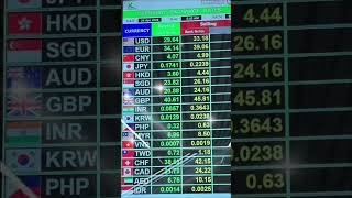 Currency exchange rate @ BKK 24/04/2026 #bkk #bangkok #thailand #travel #currency #money