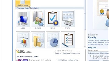 2) Microsoft Access & VBA Bangla Tutorial | How to start, create, open Microsoft Access Database