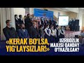 «Kerak bo‘lsa yig‘laysizlar» — Marhamatdagi uzrbozlik majlisi qanday o‘tkazilgan?