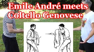 Nasty knife trick from French Fencing master Émil André
