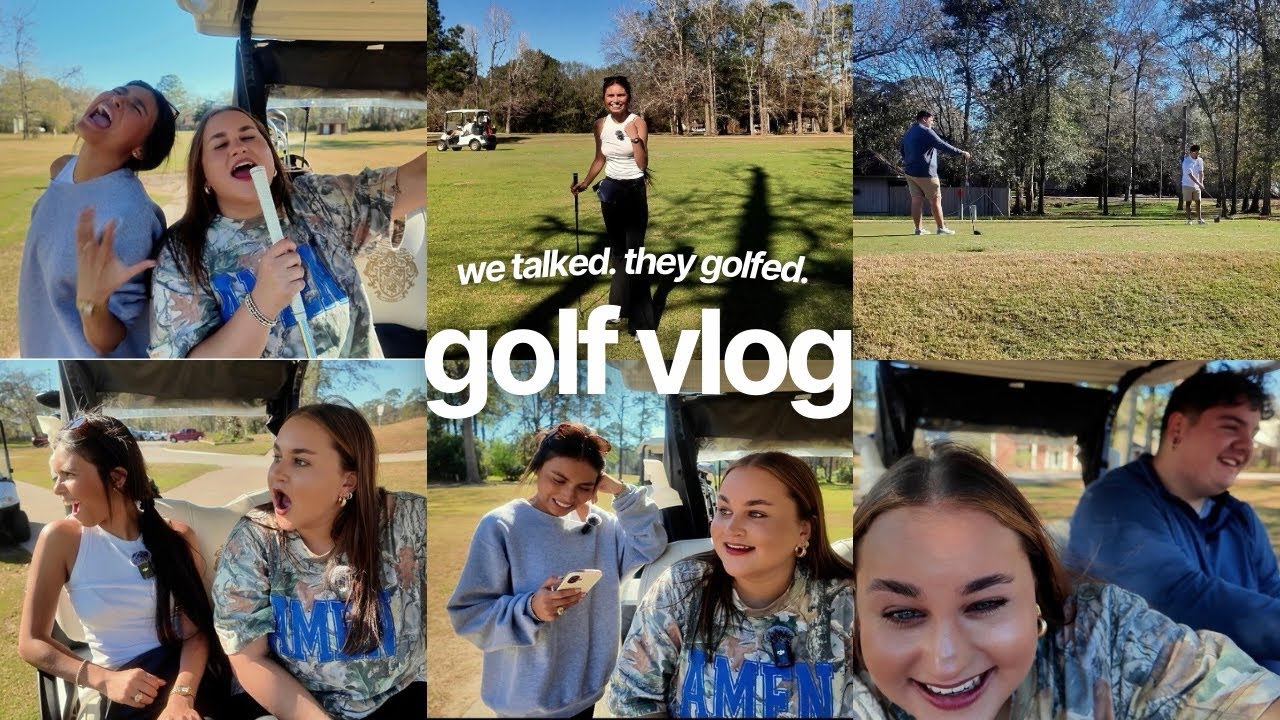 golf day | us talking, them swinging⛳️👯‍♀️