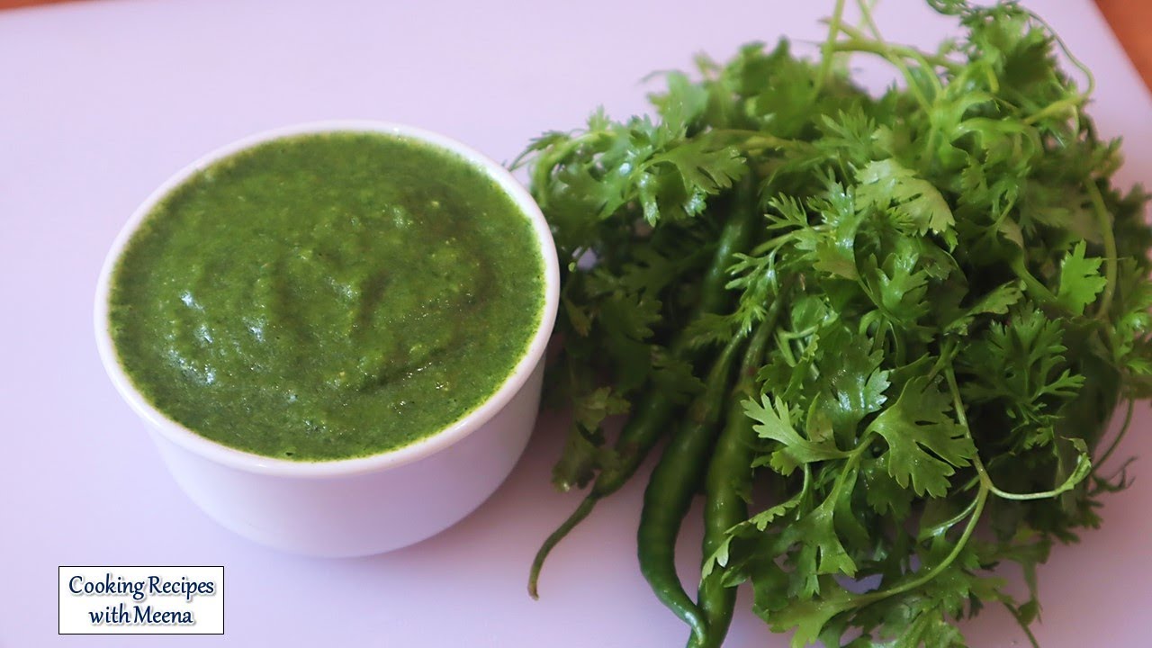 कच्चे आम और धनिए की चटनी Raw Mango Coriander Chutney Kacche Aam ki Chutney Green Mango