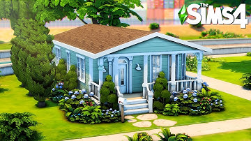 Crick Cabana Base Game Starter Home 🌼 The Sims 4 Speed Build | No CC​