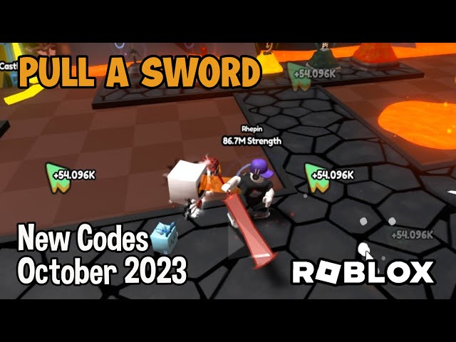 Pull a Sword codes December 2023