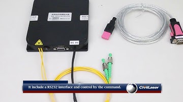 C-Band EDFA Fiber Amplifier with PM Fiber