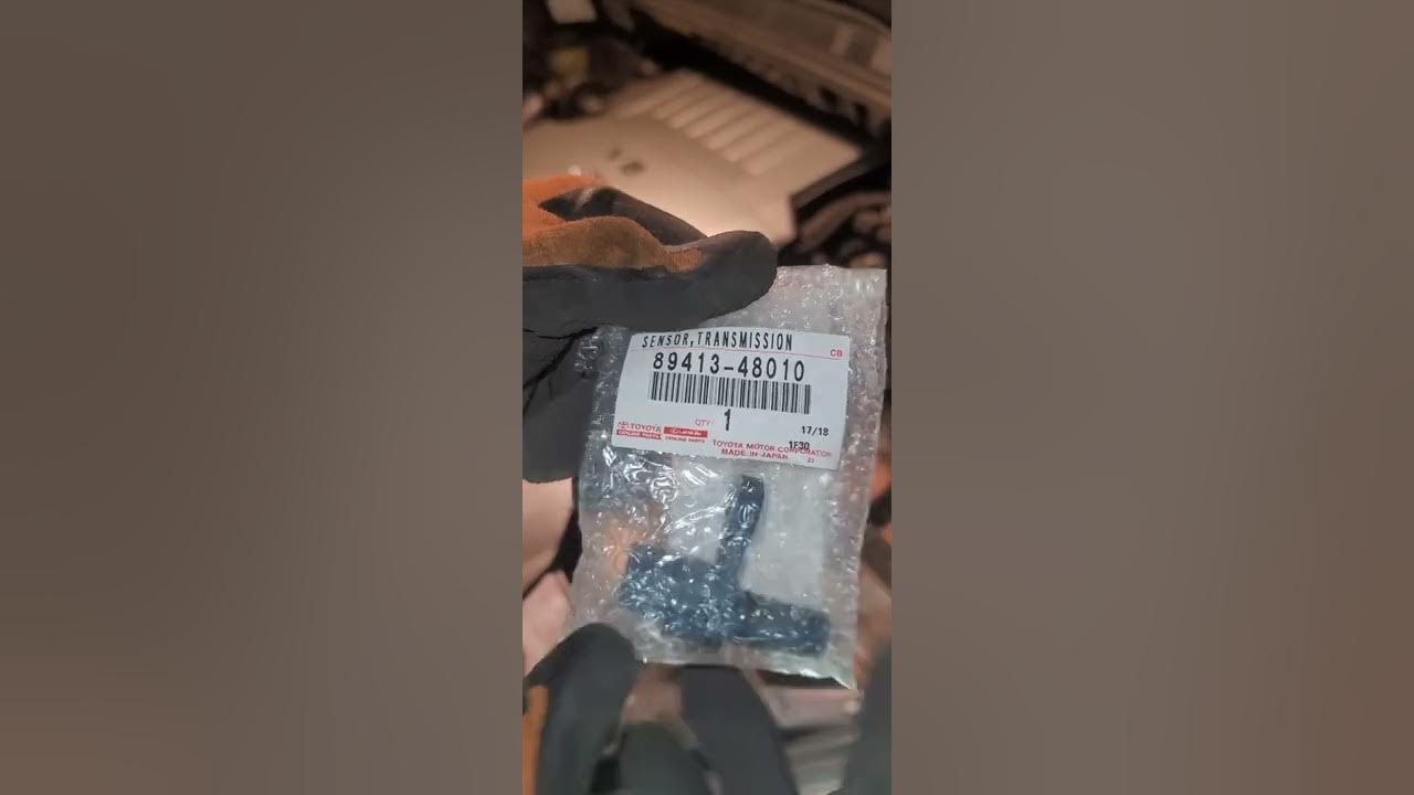 How to fix Toyota Sienna code P0717 and P0793 Transmission speed sensor