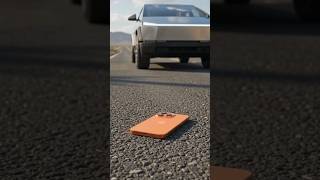Tesla Cybertruck vs iPhone 17 Pro Max! 😱😱 #shorts #durabilitytest #asmr