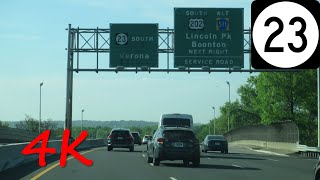 ⁴ᴷ NJ Route 23 (Riverdale/Wayne, NJ) southbound [4K VIDEO]