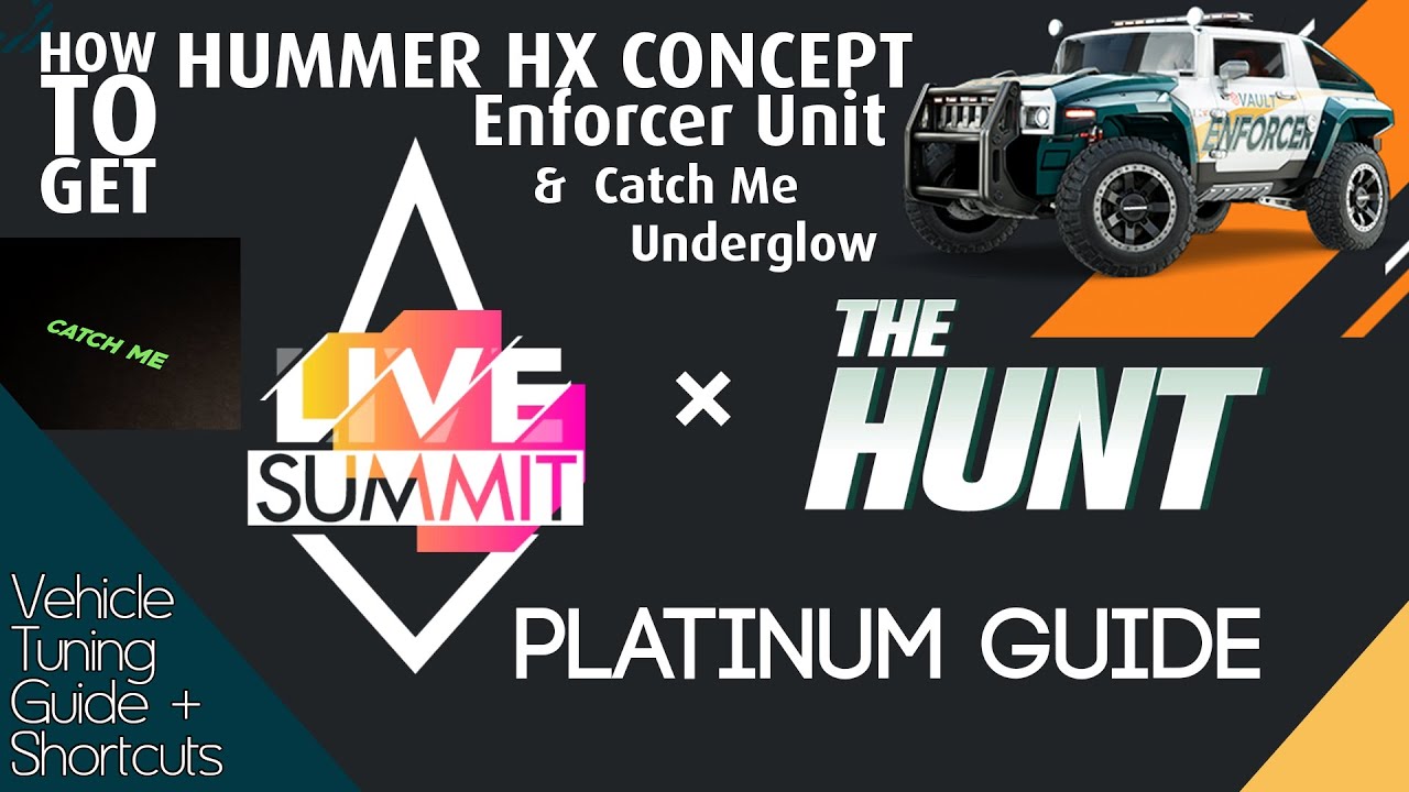 The Crew 2 | THE HUNT | Live Summit | Vehicle Tuning + Shortcuts | Platinum Guide