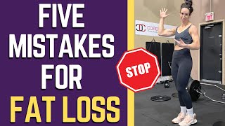 Top 5 MISTAKES For BODY RECOMPOSITION (LOSING FAT &amp; Building Muscle)