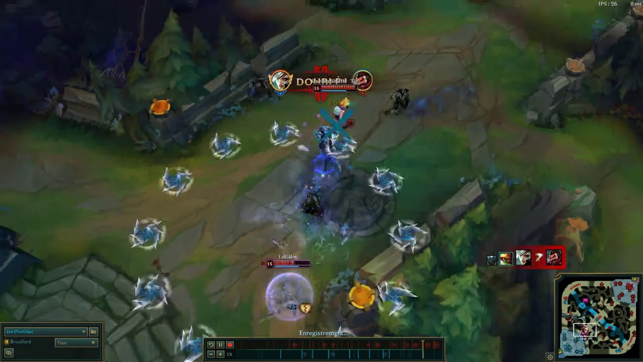 MissiChips - Zed low hp outplay Ezrael