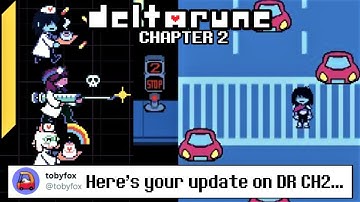 So UNDERTALE TOBY FOX finally TEASES MORE of DELTARUNE CHAPTER 2... (thanks Toby!!)