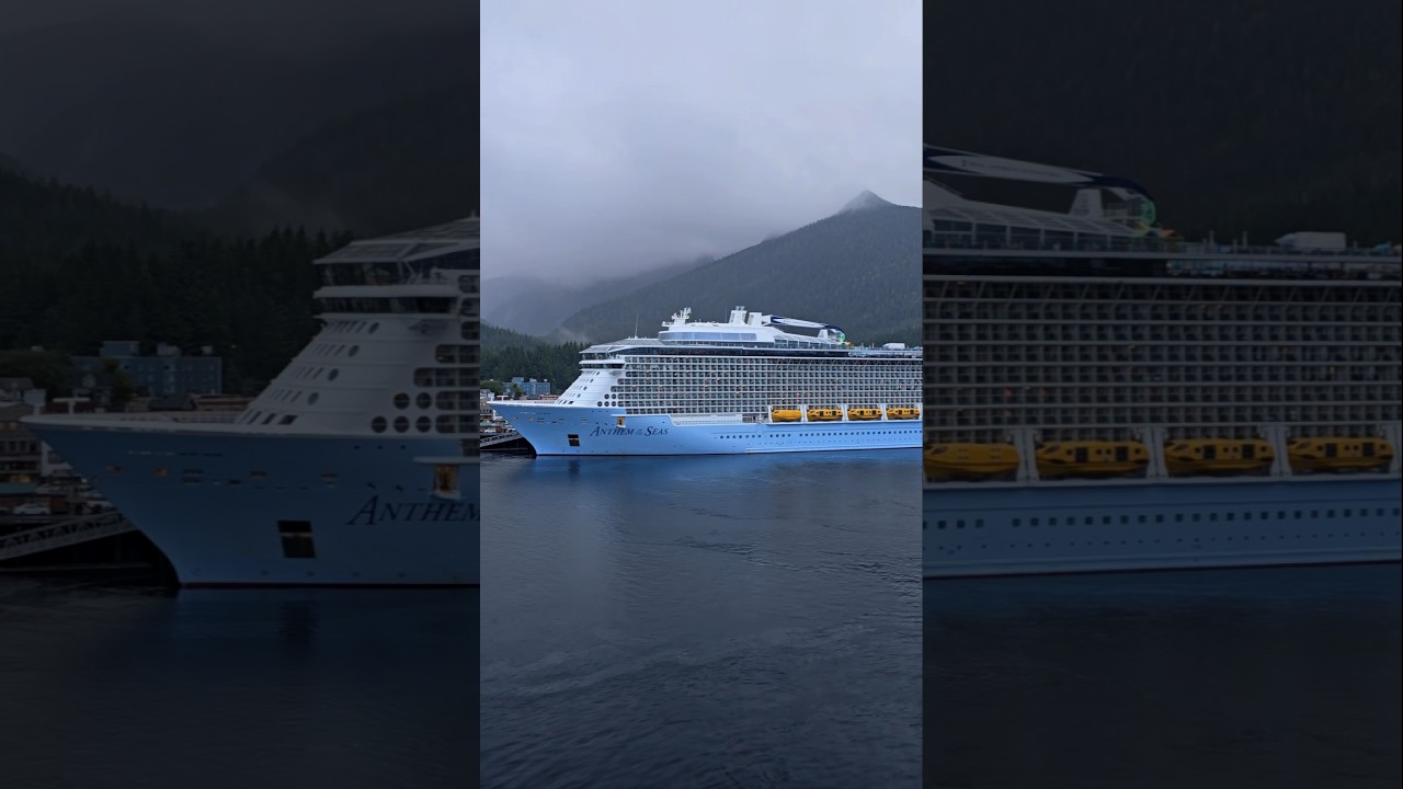 Cruising into Ketchikan Alaska