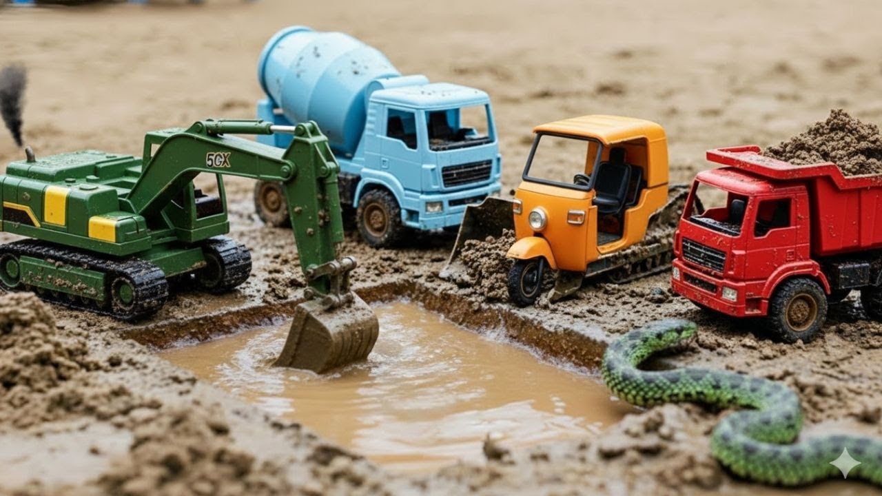 Diy tractor diorama making mini motor water pump science project – DIY Show