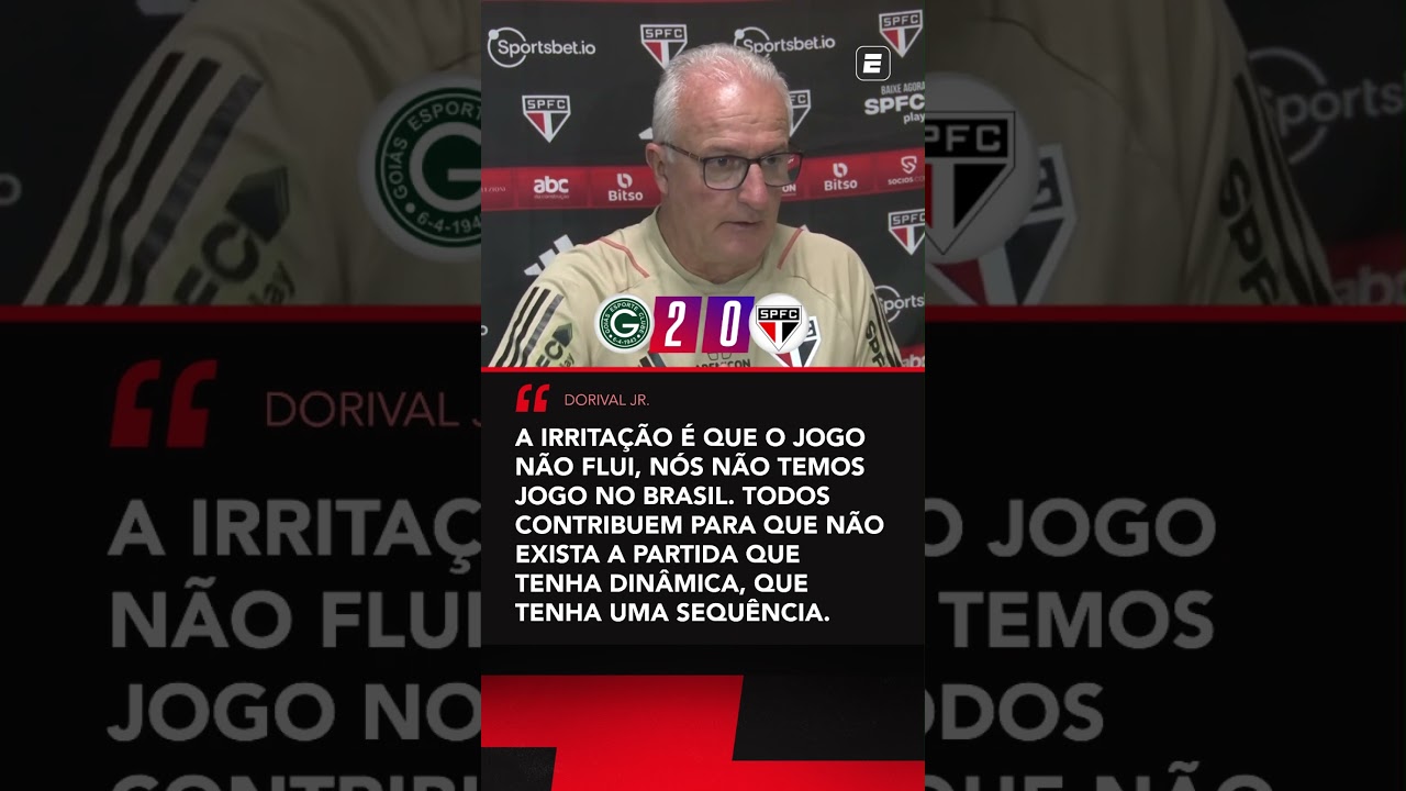 O DESABAFO de Dorival após derrota do São Paulo #shorts