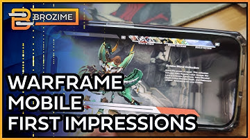 WARFRAME MOBILE BETA! | First Impressions, Touch Controls, & Controller Support
