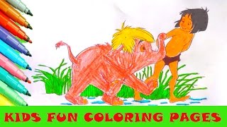 Jungle Book Mowgli Elephant Coloring Page Kids Fun Art Learning Activity Colour Book Jungle Book Mowgli Elephant Coloring Page Kids Fun Art Learning Activity Colour Book