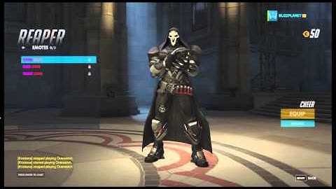 New Reaper Emotes | Overwatch