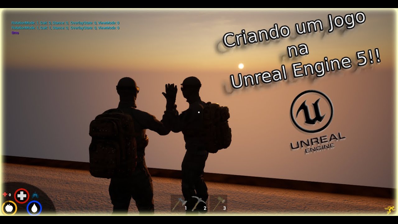 CRIANDO JOGO NA UNREAL ENGINE 5 USANDO ITEMS - YouTube