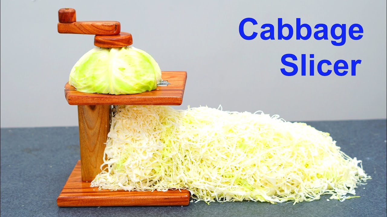 How to Make Cabbage Slicer Machine 