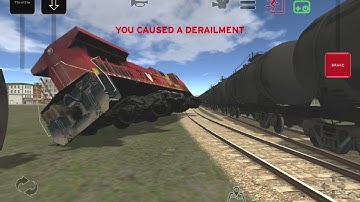 big boy train crashes into gg1 in train and Rail Yard simulator