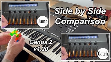 Yamaha Genos 2 Installing and Side By Side Comparison For The Firmware Update Version 1.20