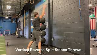 Resilient Performance - Vertical Reverse Split Stance Throws