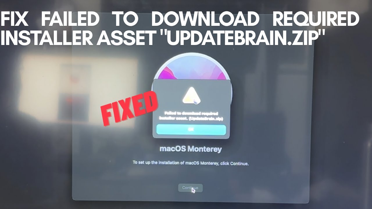 Stuck in macOS Recovery? Fix Failed to download required installer ...