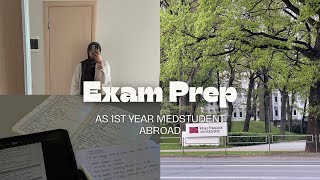 EXAM PREP as a First Year Medstudent in Rīga🇱🇻📚🩺