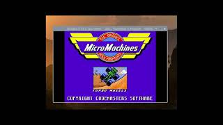 MicroMachines! RETRO DOS RACING VIDEO GAME FROM 1994! RUNNING ON DOSBOX! FOR WINDOWS, MAC & LINUX!