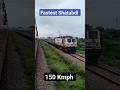 150 kmph fastest shatabdi express of india indianrailways youtubeshorts trainshorts