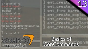 Valve Source Code 2013 Tutorial (Episode 13): Basics of ConCommands