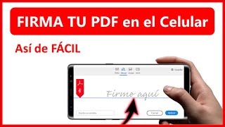 Como firmar pdf DESDE EL CELULAR (2026) ✅ añadir firma en documento pdf desde celular