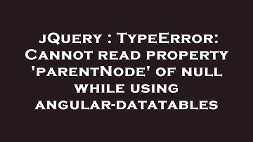 jQuery : TypeError: Cannot read property 