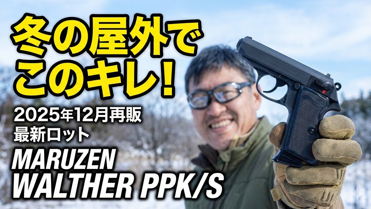 New for 2025! Maruzen Walther PPK/S Winter Outdoor Shooting Review