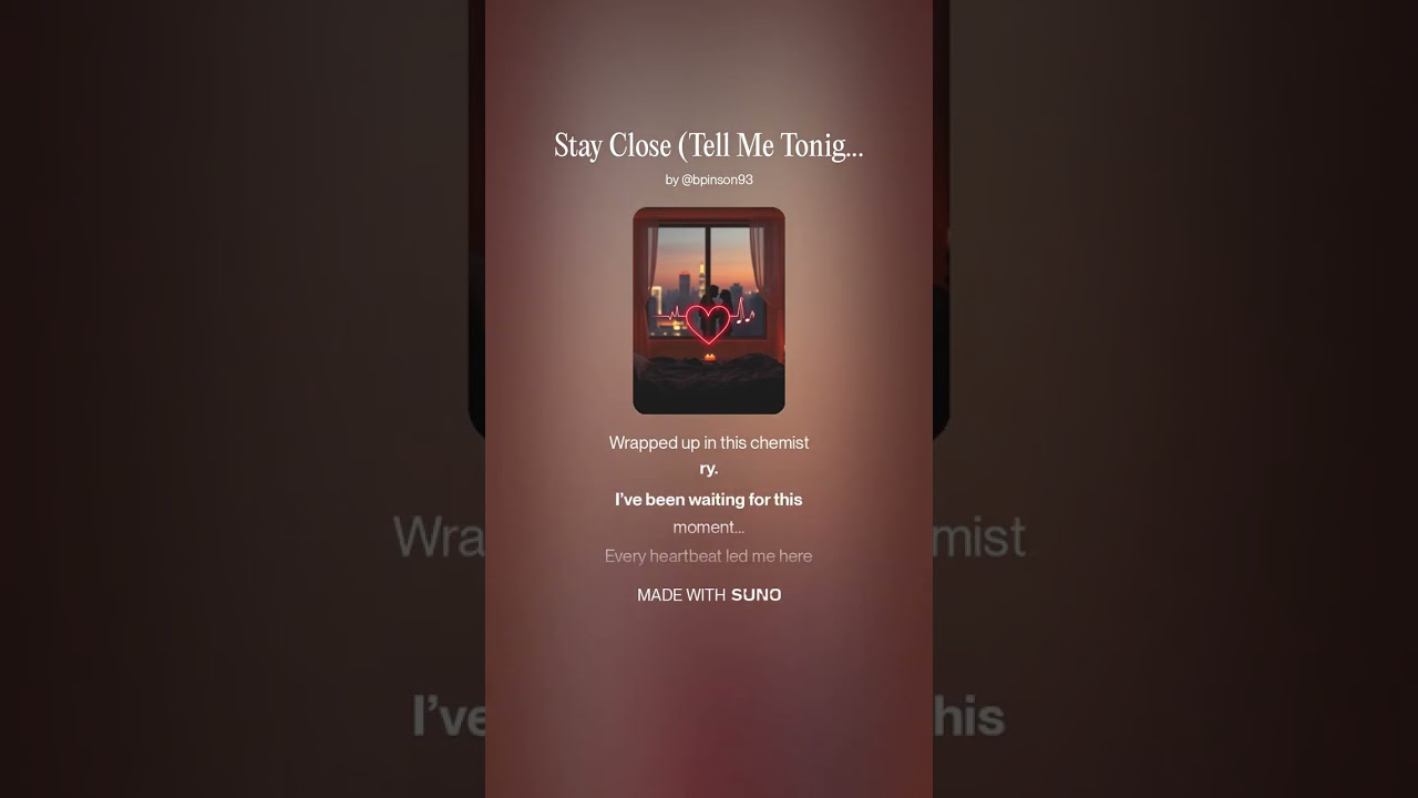Stay Close (Tell Me Tonight) [Mashup] - @brandonpinson81