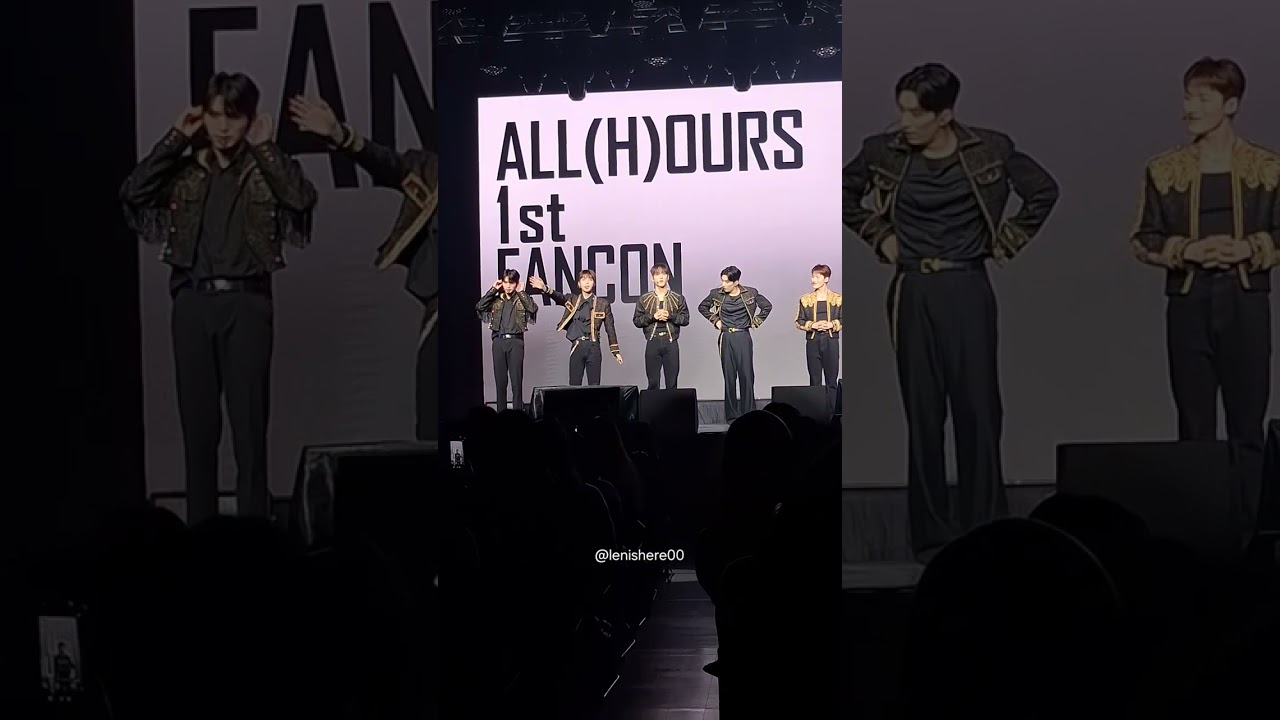 ALL(H)OURS 1st FANCON in TAIPEI - OPENING + WAO WAO + MENT 1